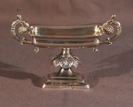 SREBRNA SOLNICZKA NEOBAROKOWA