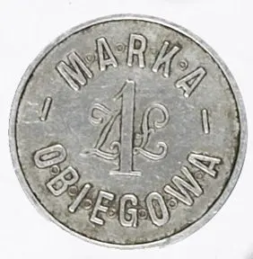 Marka obiegowa 38 Pułku Strzelców Lwowskich Przemyśl