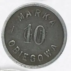 Marka obiegowa 38 Pułku Strzelców Lwowskich Przemyśl