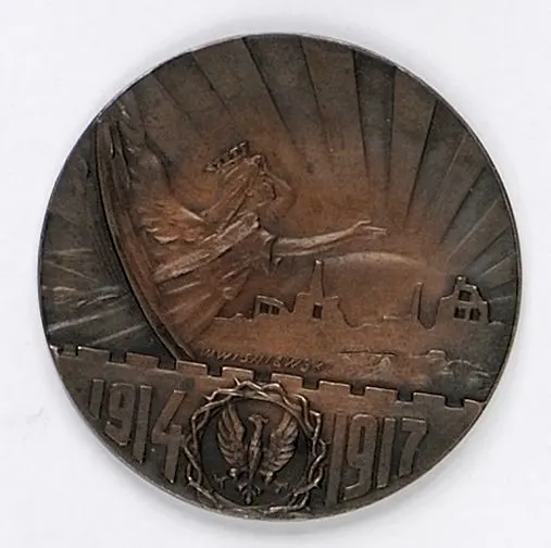 KRUSZWICA SYMBOL ŁĄCZNOŚCI ZIEM POLSKICH - 1917