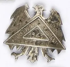 Odznaka pamiątkowa Państwowego Technikum w Bytomiu 1945 