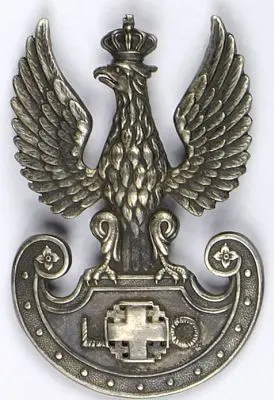 Orzełek PSZ na Zachodzie z monogramem 