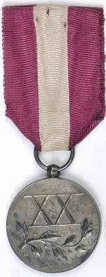 Srebrny Medal za długoletnią służbę 