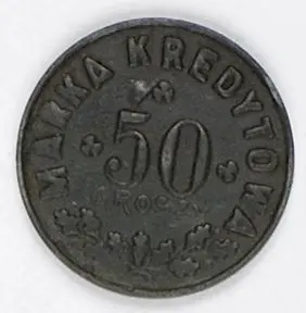 Marka obiegowa 50 Pułku Piechoty Kowel 