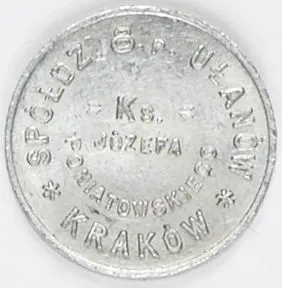 Marka obiegowa 8 Pułku Ułanów Kraków 