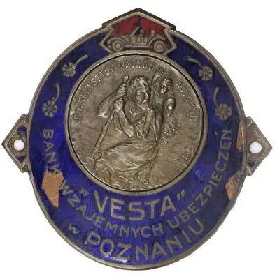 Plakieta ubezpieczeniowa samochodowa 