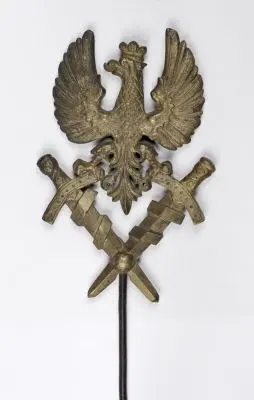 Głowica sztandarowa Stronnictwa Narodowego/Obozu Wielkiej Polski(?) 