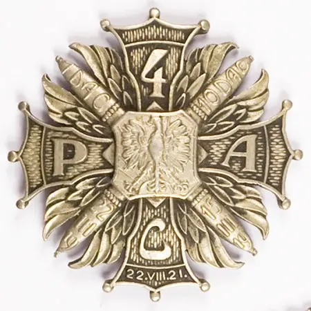 Odznaka pamiątkowa 4 pułku artylerii ciężkiej