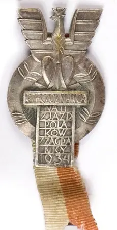 Odznaka rzeczoznawcy na II Zjazd Polaków z Zagranicy 1934