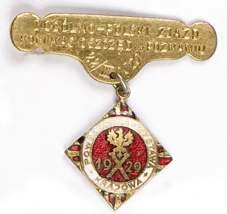 Odznaka pamiątkowa Powszechnej Wystawy Krajowej 1929 rok