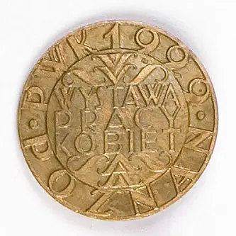 Odznaka pamiątkowa Wystawy pracy kobiet Poznań 1929