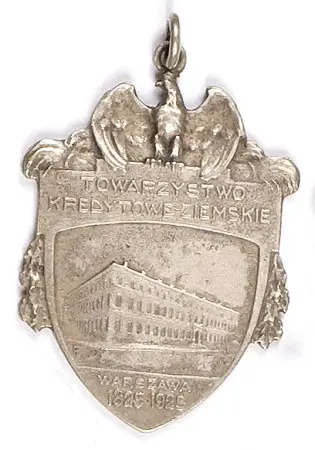 Żeton pamiątkowy Towarzystwa Kredytowego Ziemskiego 1825-1925
