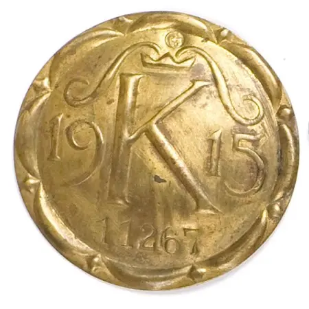 Odznaka- przepustka uprawniająca do pozostania w Twierdzy Kraków