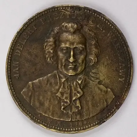 JAN DEKERT - PREZYDENT WARSZAWY - 1891