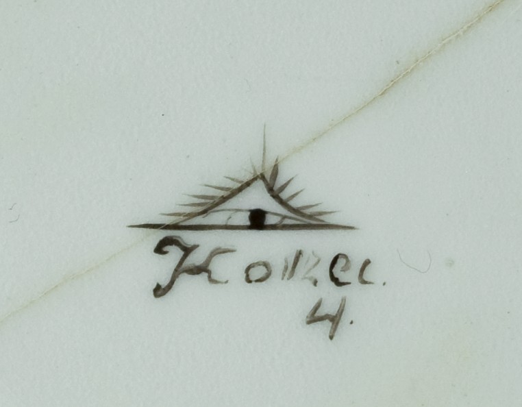 Talerz porcelanowy Korzec