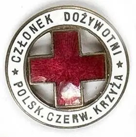 Odznaka pamiątkowa Członka Dożywotniego Polskiego Czerwonego Krzyża