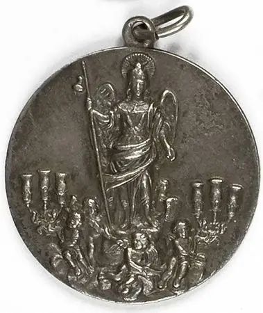 Medal religijny z wizerunkiem świętego
