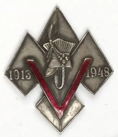 Odznaka 35-lecia V Poznańskiej Drużyny Harcerskiej 1913-1948
