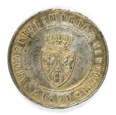 100-LECIE KONSTYTUCJI 3 MAJA - 1891 A: Trójpolowa tarcza z herbami Polski Litwy i Rusi