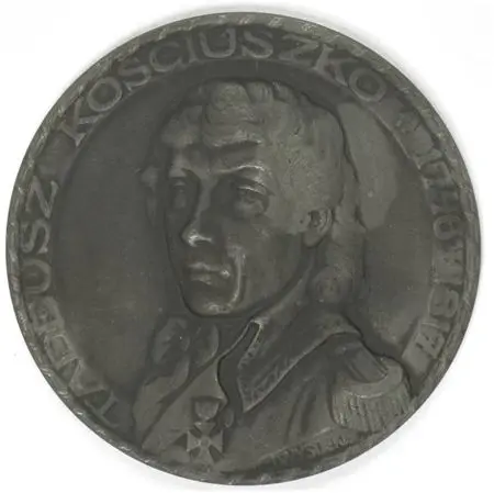 100 ROCZNICA ŚMIERCI TADEUSZA KOŚCIUSZKI - 1917 A: Popiersie wg portretu Grassiego R: Widok Wawelu i kopca Kościuszki