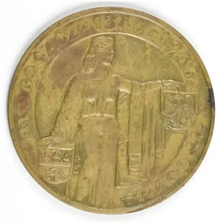 600-LECIE BYDGOSZCZY - 1946 Na rewersie