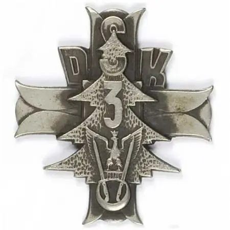 Odznaka pamiątkowa 3 Dywizji Strzelców Karpackich