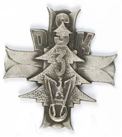 Odznaka pamiątkowa 3 Dywizji Strzelców Karpackich