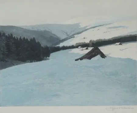 Góry w wieczornym świetle. Abendlicht im Blaugrund