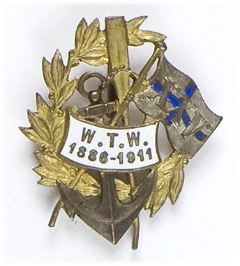 Odznaka 25-lecia Warszawskiego Towarzystwa Wioślarskiego