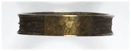  Obrączka z datą 27 luty 1861