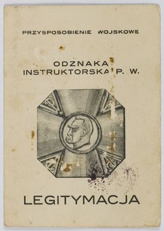  Legitymacja Odznaka Instruktorska P.W. kobiet nr 191