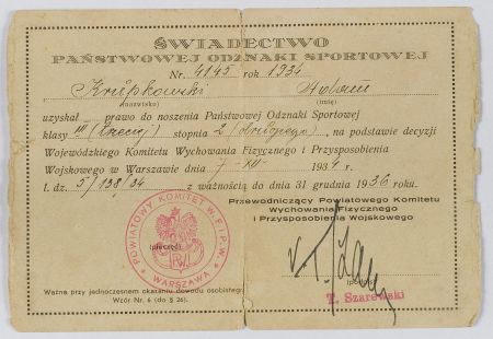  Świadectwo P.O.S. Nr 4145