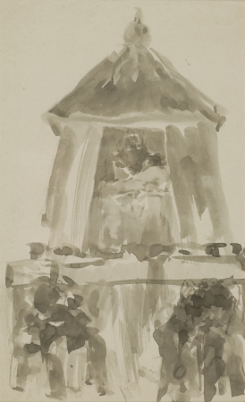 Matka Boska i pasterze (szkic)