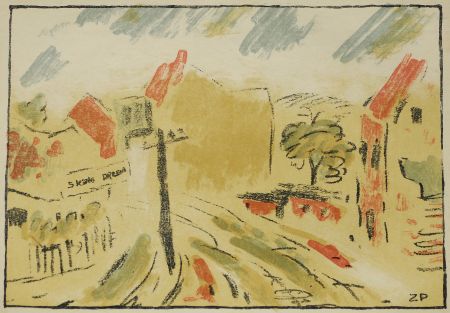 Ulica w Suchej, 1928