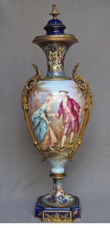 WAZA DEKORACYJNA W TYPIE SEVRES