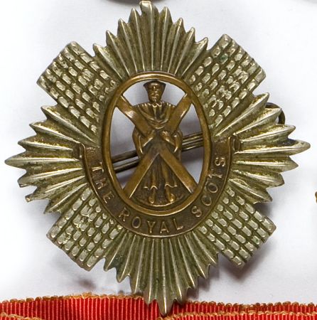  2 odznaki wojskowe ROYAL SCOTS. 