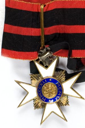  Order św. Sylwestra - Krzyż Komandorski (krawat)