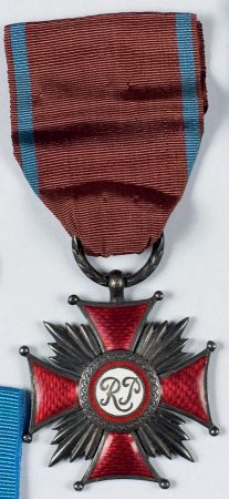 Srebrny Krzyż Zasługi RP (1944-1952) - wersja 