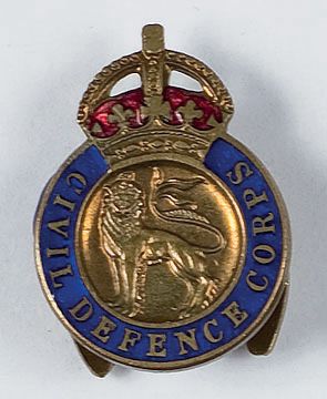 Odznaka CIVIL DEFENCE CORPS