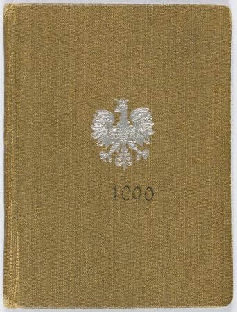 Książeczka stan u służby oficerskiej, wydana w Krakowie w 1931