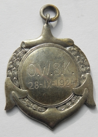 Medal - nagroda Oddziału Wioślarskiego Sokoła Krakowskiego (1924 r.)