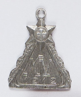 Rosja zawieszka aluminiowa z napisem: XV-1912