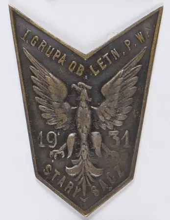 Odznaka pamiątkowa Grupy Obozów Letnich P.W. 1931 rok w Starym Sączu