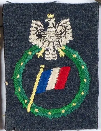Naszywka Ochotników z Francji do Lotnictwa Polskiego w Wielkiej Brytanii
