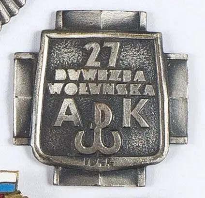 Odznaka 27 Dywizji Wołyńskiej AK