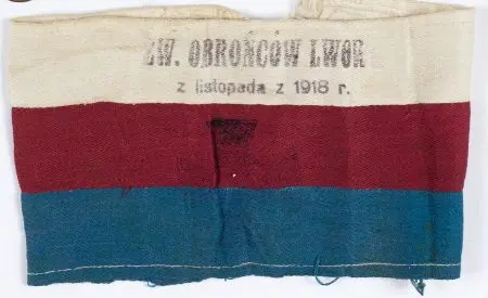 Opaska ZWIĄZEK OBROŃCÓW LWOWA Z LISTOPADA 1918