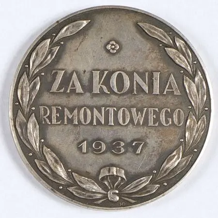 NAGRODA ZA KONIA REMONTOWEGO - 1937