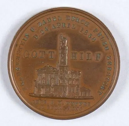 ODBUDOWA RATUSZA W FRANKENSTEIN /Świdnica/ - 1858