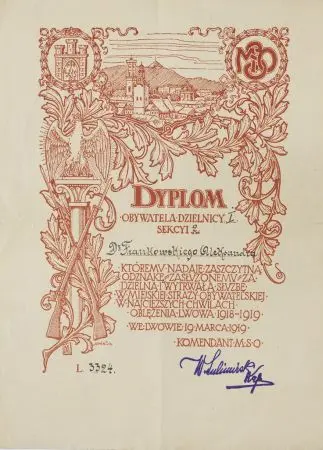 Dyplom Obywatela Dzielnicy I