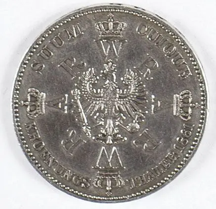 Prusy. 1 talar koronacyjny 1861 r. Stan II. 120